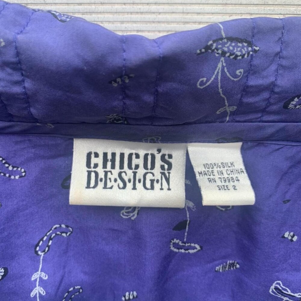 Purple Flower Light Spring Jacket - Picture 3 of 3